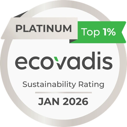 EcoVadis Platinum medal